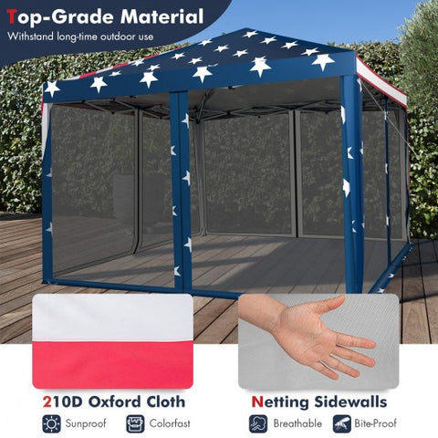 Outdoor 10 x 10 Feet Pop-up Canopy Tent Gazebo Canopy