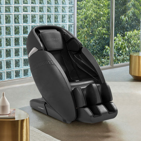 Electric Zero Gravity Massage Chair with SL Track-Black