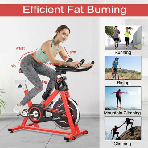 Indoor Stationary Belt Driven Exercise Cycling Bike of Gym Home