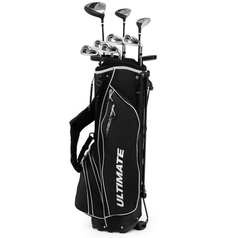 Men’s Profile Complete Golf Club Package Set Includes 10 Pieces-Black