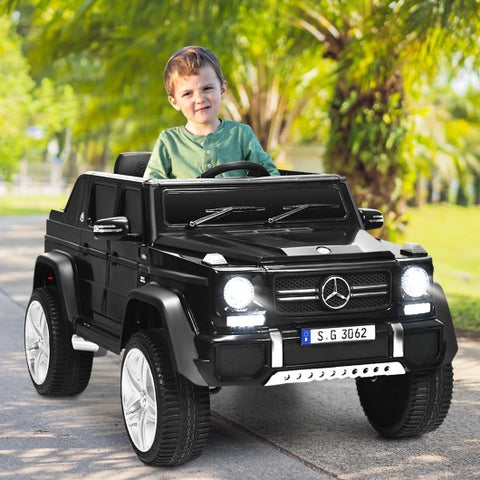 12V Licensed Mercedes-Benz Kids Ride On Car-Black