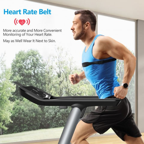 Italian Designed Folding Treadmill with Heart Rate Belt and Fatigue Button