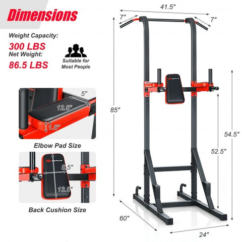 Multi-function Power Tower for Full-body Workout Strength Training