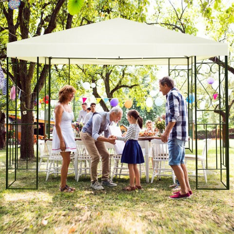 10 x 10 Feet Patio Gazebo Canopy Tent Garden Shelter