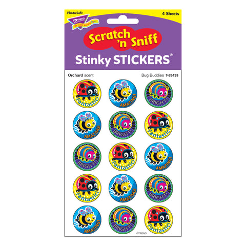 Bug Buddies/Orchard Stinky Stickers®, 60 ct.