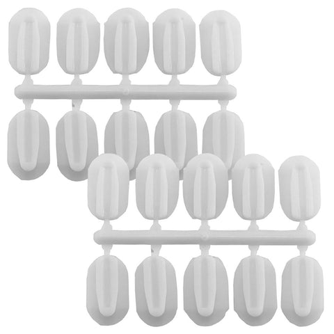 StikkiCLIPS™ Adhesive Clips, White, Pack of 20