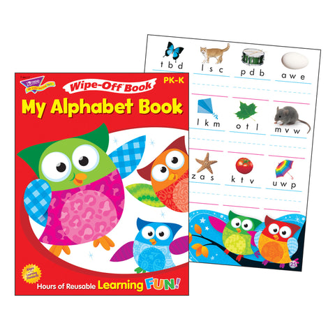 My Alphabet Book and Crayons Reusable Wipe-Off® Activity Set