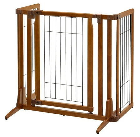 Premium Plus Freestanding Pet Gate With Door