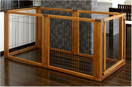 6 Panel Convertible Elite Pet Gate - Autumn Matte