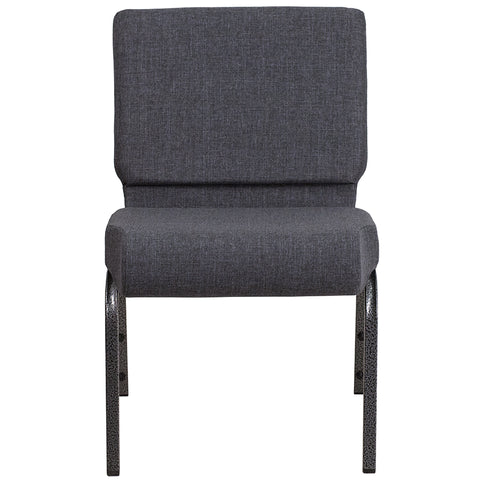 Crimson Fabric Church Chair