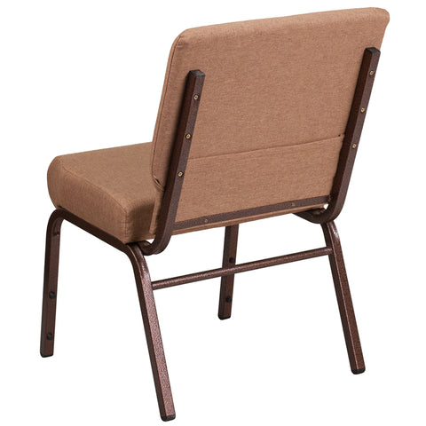 Crimson Fabric Church Chair