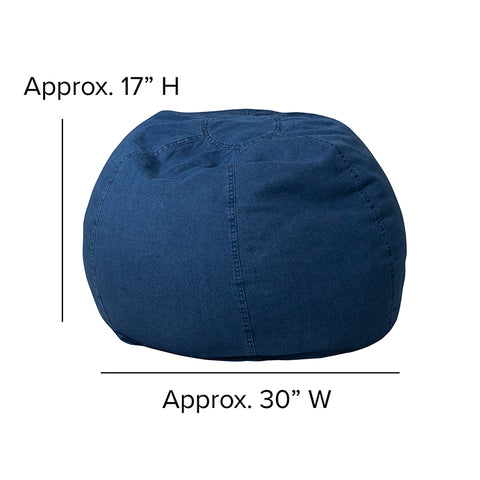 Royal Blue Bean Bag Chair