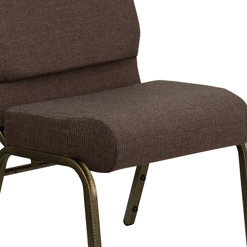 Crimson Fabric Church Chair