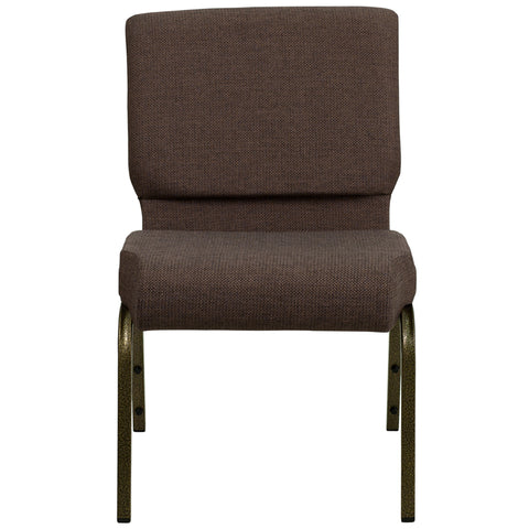 Crimson Fabric Church Chair