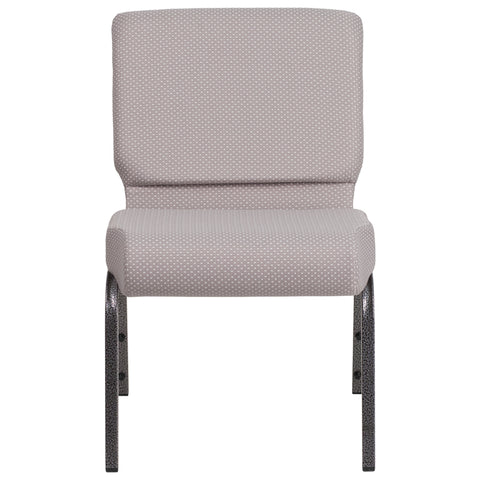 Crimson Fabric Church Chair