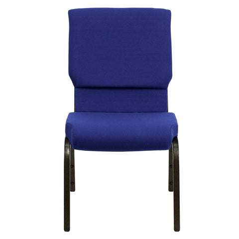 Purple Fabric Church Chair