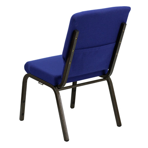 Purple Fabric Church Chair