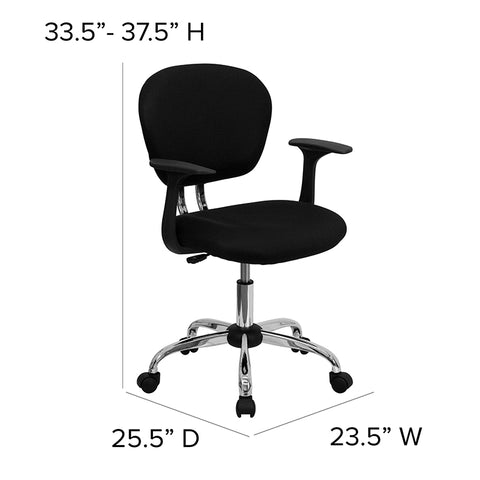 Yellow Mid-Back Task Chair