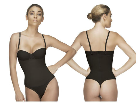 Nadine Strapless Bodysuit in Thong