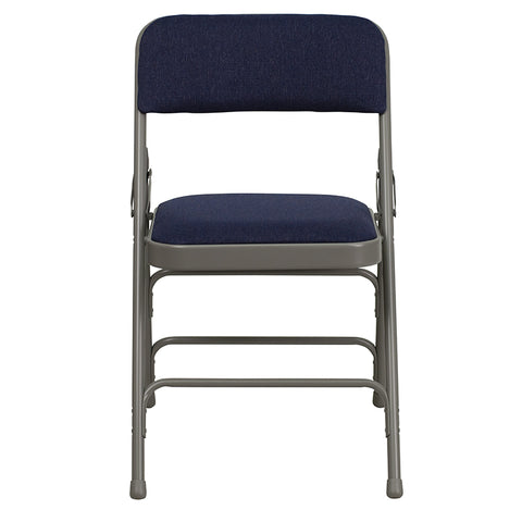 Gray Vinyl Folding Chair