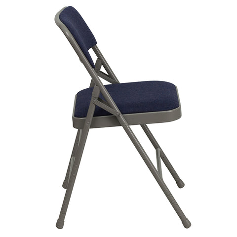 Gray Vinyl Folding Chair