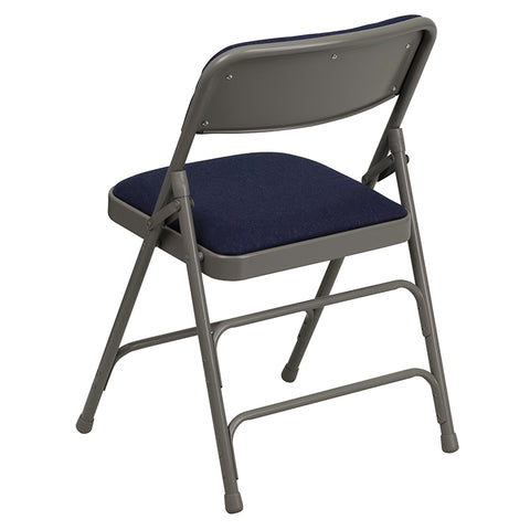 Gray Vinyl Folding Chair