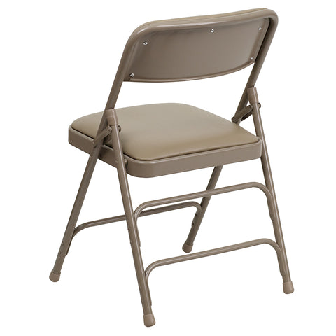 Gray Vinyl Folding Chair