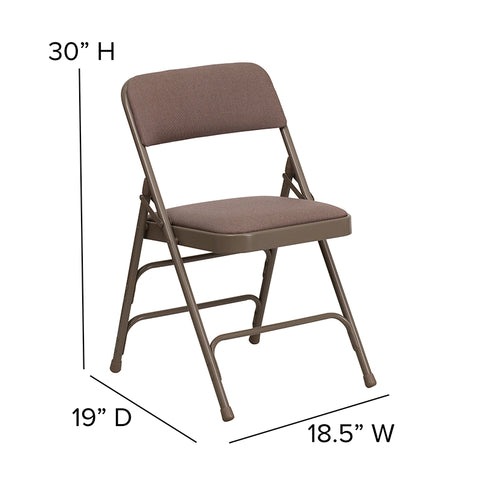 Gray Vinyl Folding Chair