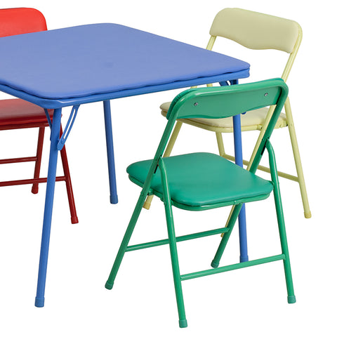 5 PC Kids Folding Table Set