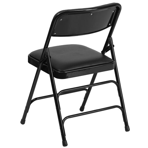 Gray Vinyl Folding Chair