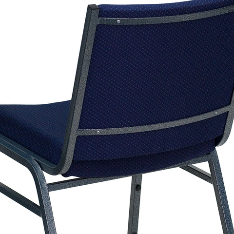 Navy Fabric Stack Chair