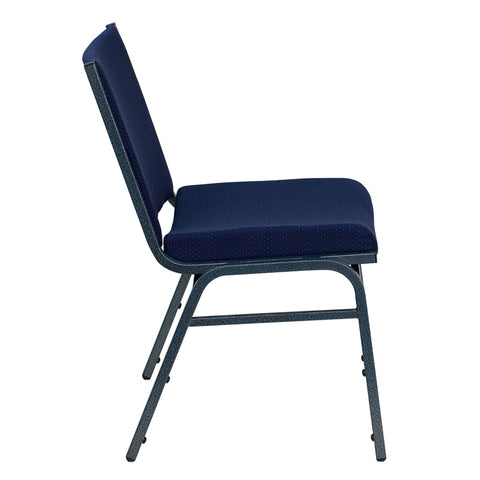 Navy Fabric Stack Chair