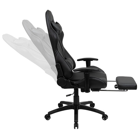 Black Gaming Desk & Chair Set