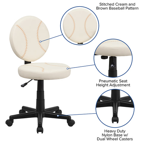 Football Low Back Task Chair