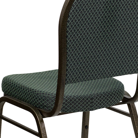 Green Fabric Banquet Chair