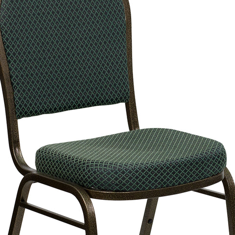 Green Fabric Banquet Chair