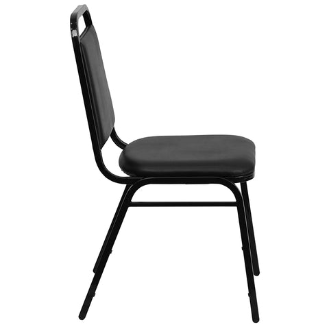 Black Vinyl Banquet Chair