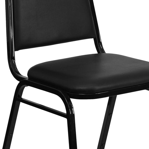 Black Vinyl Banquet Chair