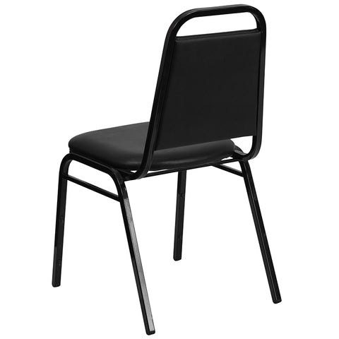 Black Vinyl Banquet Chair