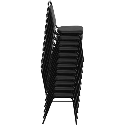 Black Vinyl Banquet Chair