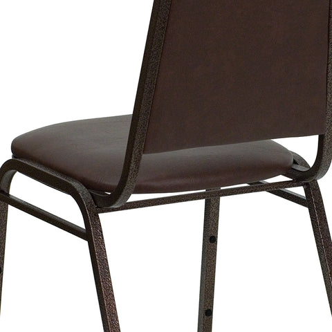 Black Vinyl Banquet Chair