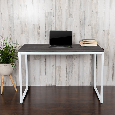 Rustic Gray Commercial Desk