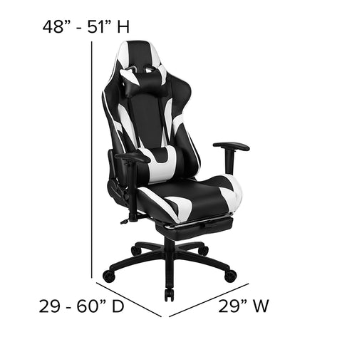 Black Gaming Desk & Chair Set