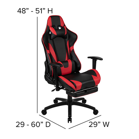 Black Gaming Desk & Chair Set