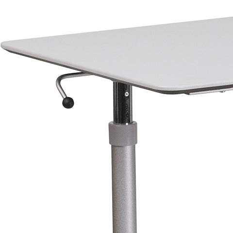 Sit-Stand Light Gray Desk