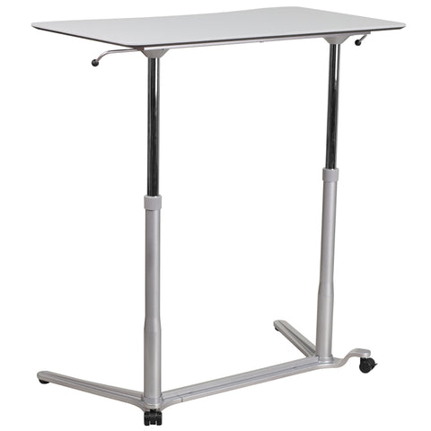 Sit-Stand Light Gray Desk