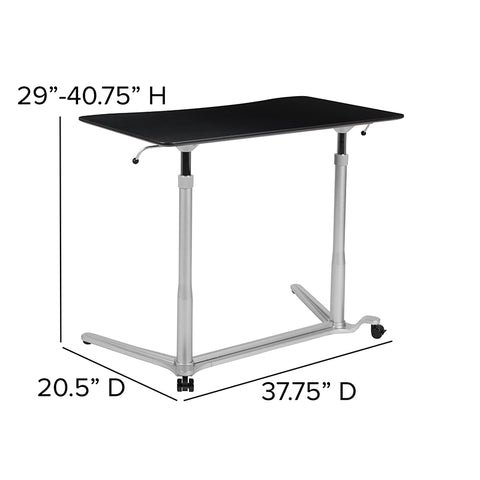 Sit-Stand Light Gray Desk