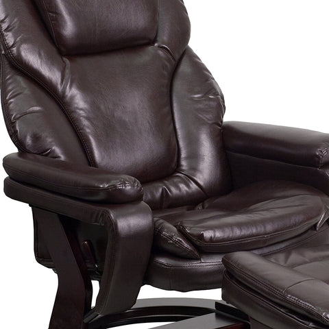 Brown Microfiber Recliner