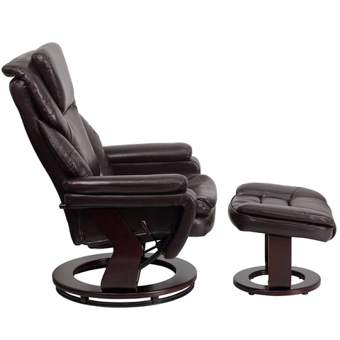 Brown Microfiber Recliner