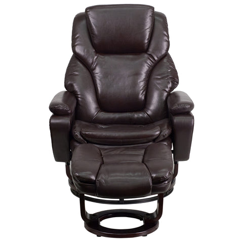 Brown Microfiber Recliner